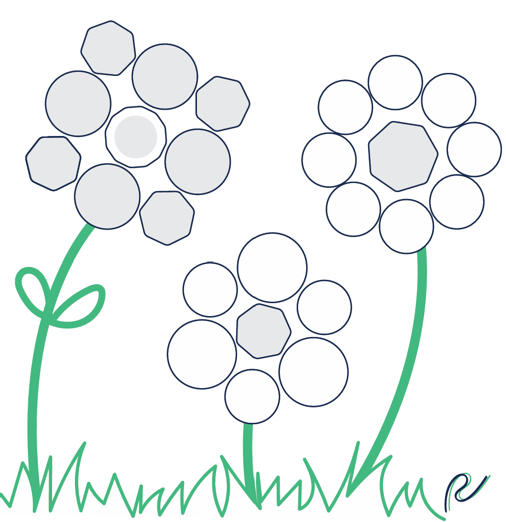Flower coins by RWM